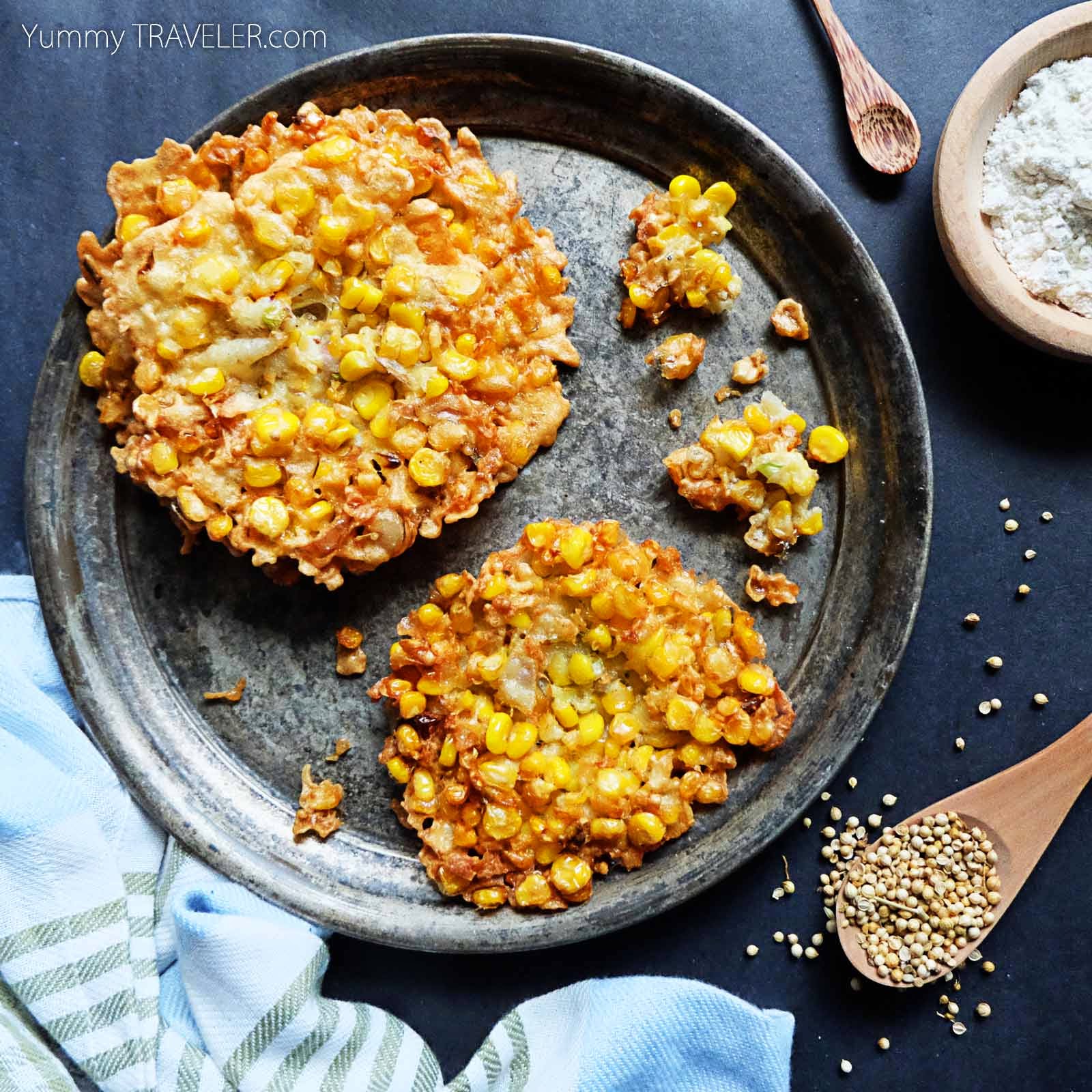 The Yummy Traveler Recipe Corn Fritters / Perkedel Jagung Manado Style