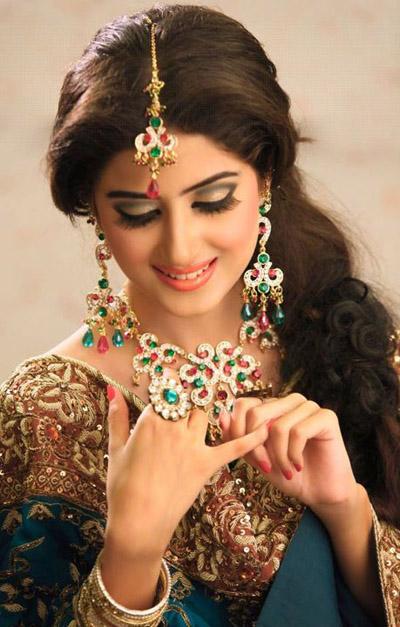 تسريحات الشعر ومجوهرات الزفاف الهندي  - Hairstyles & Jewelry Indian Wedding  Bridal-Jewelry+(18)