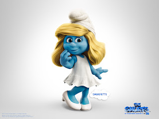 Smurfette The Smurfs 3D Movie HD Wallpaper