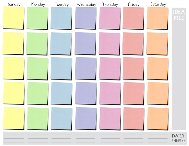 Schedule Template Daily