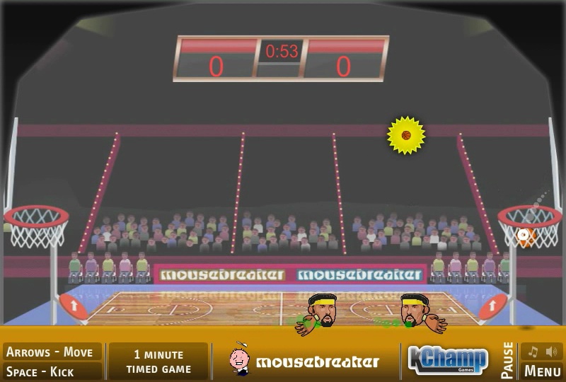 Recenzje Gier Koszykówka głowami (Sports Heads Basketball)