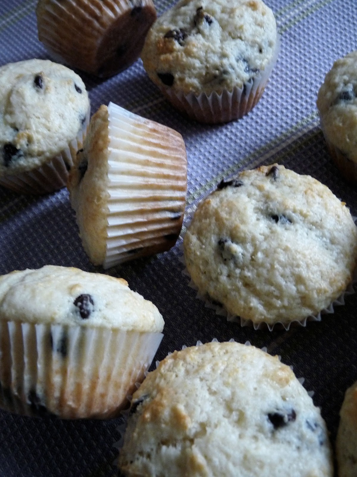 Sour Cream & Chocolate Chip Mini Muffins