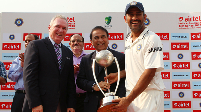 MS Dhoni-Border Gavaskar Trophy-2013 MS-Dhoni-Border-Gavaskar-Trophy-2013