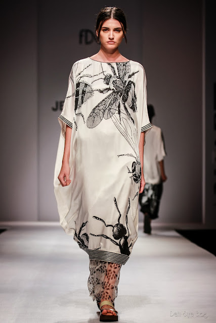 Jenjum Gadi Spring Summer 2013 WIFW FDCI Insect print fashion