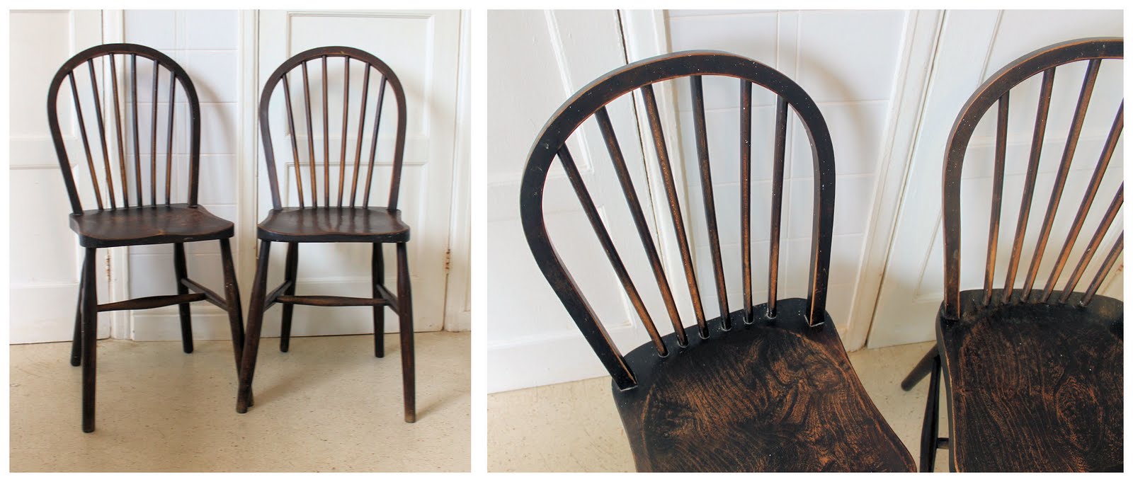 Crème de la Crème Painted Ercol Chairs