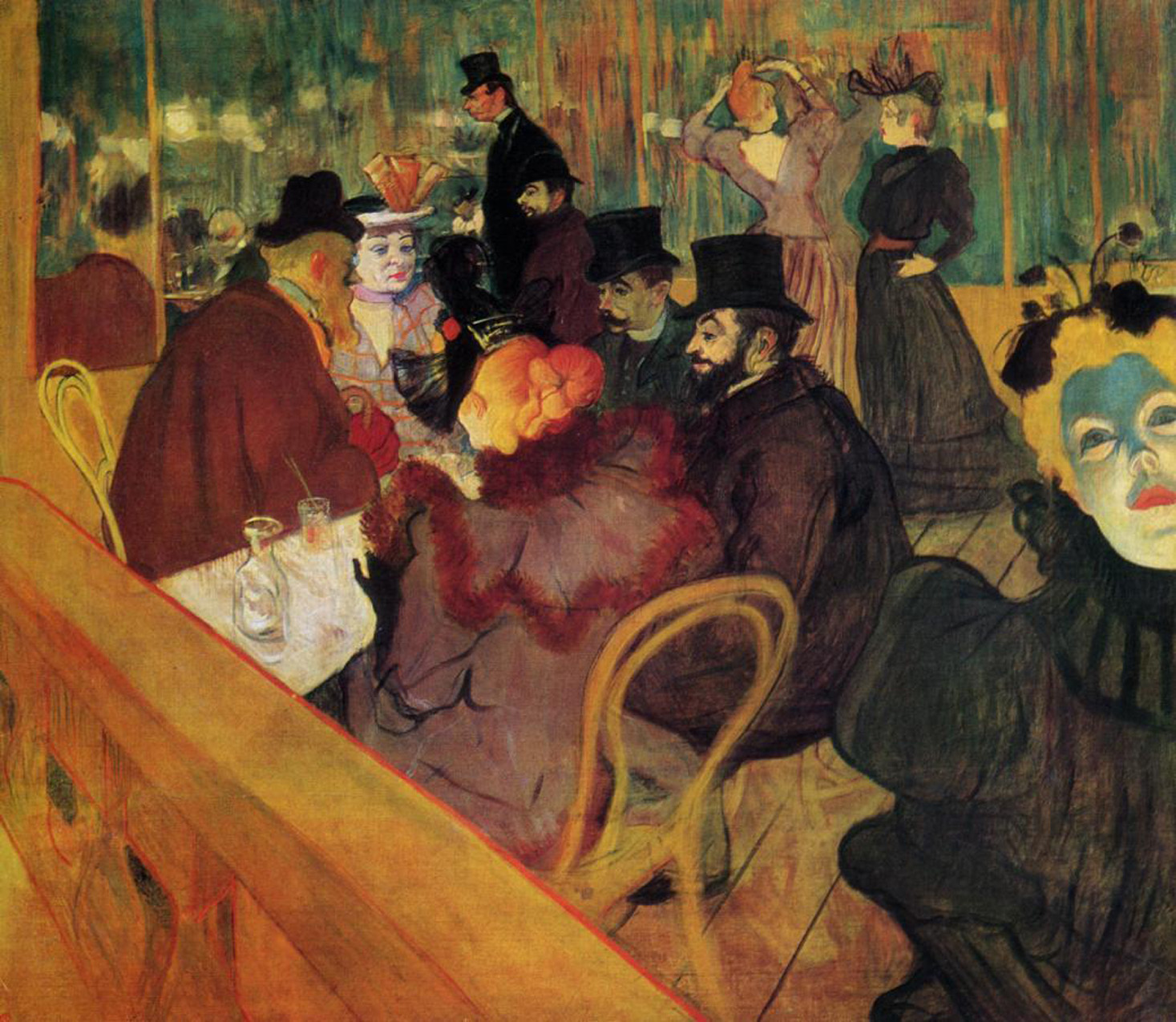 Monsieur Boileau at the Cafe Painting by Henri de Toulouse 