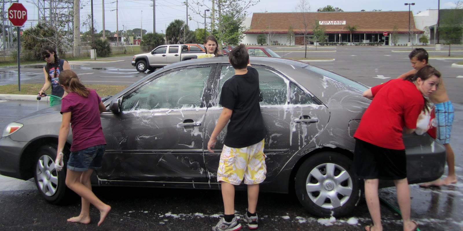 Life is good...at the Beach's! Youth Car Wash