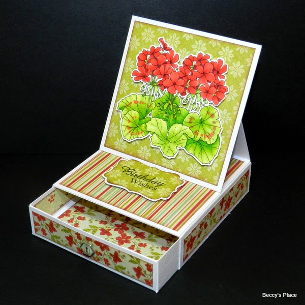 Beccy's Place Tutorial Easel Box Card