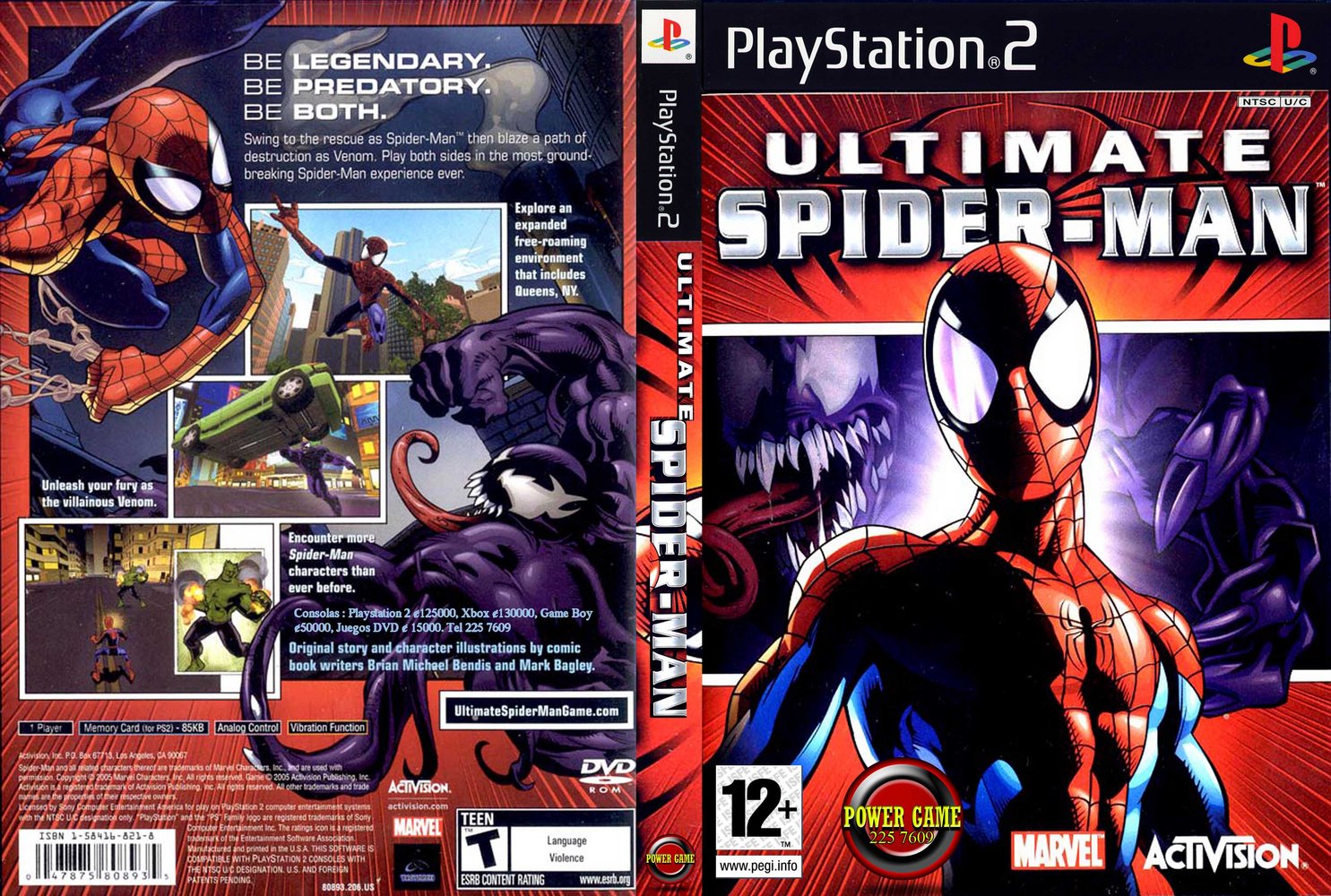 Spider-Man: Web of Shadows ROM, PS2 Game