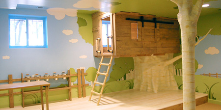 The Incredible Stuffs: Creative tree house bedroom for kids