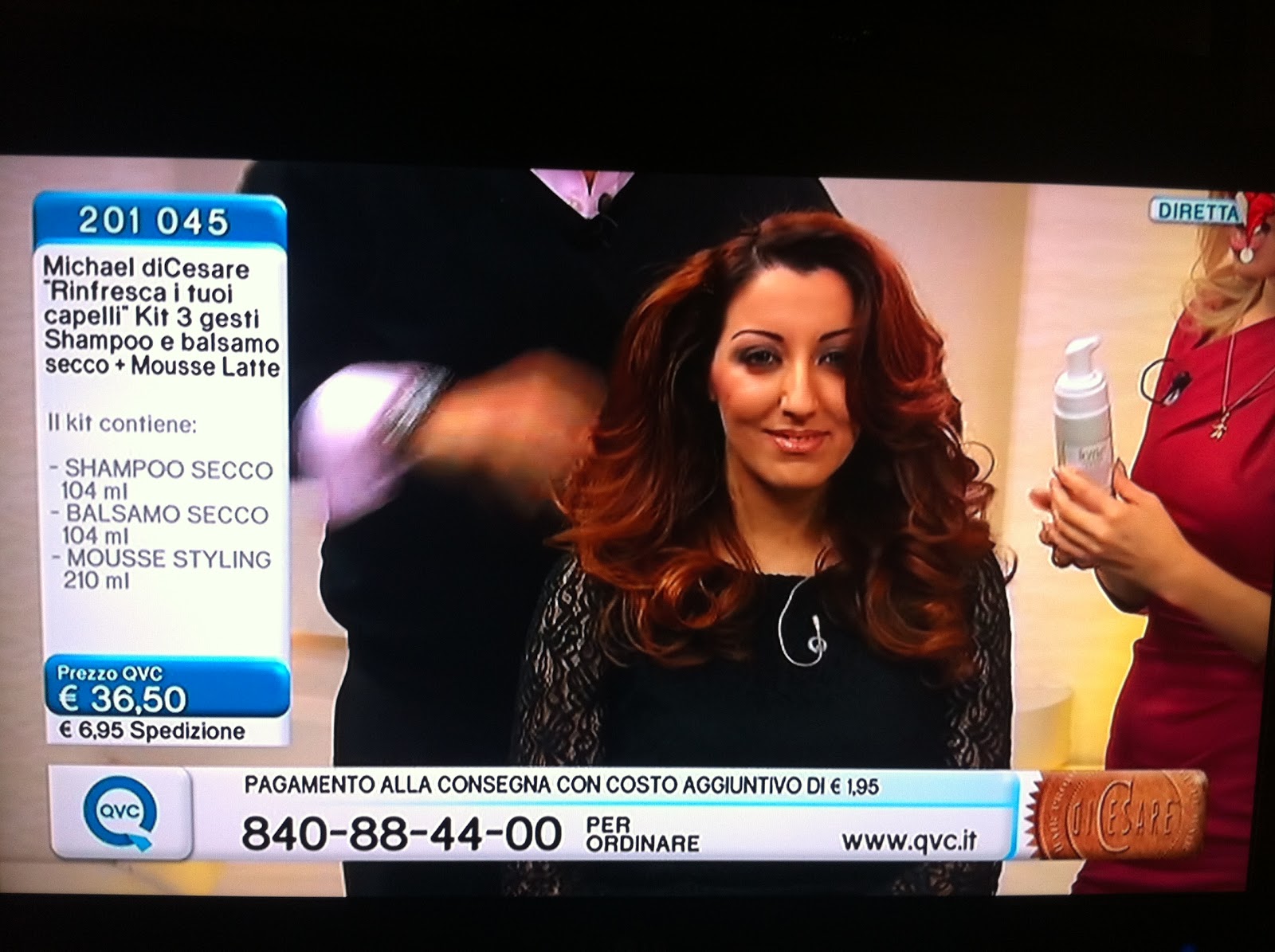 qvc italia michael dicesare e veronique in diretta tv uno show a tutto volume veronique tres jolie