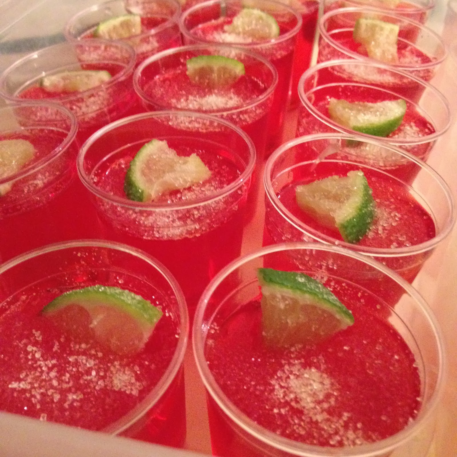 MixMixMix Strawberry Margarita Jello Shots