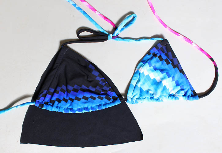 DIY fringe bikini Gina Michele