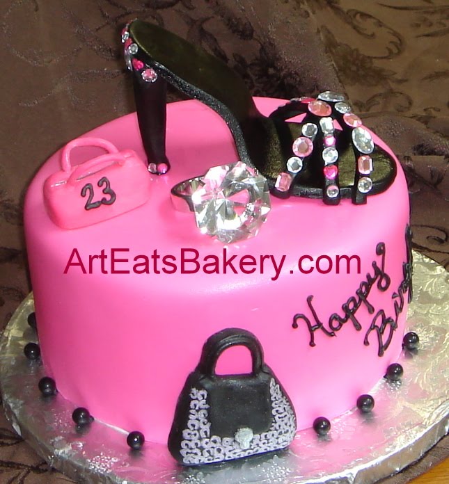 Art Eats Bakery custom fondant wedding and birthday cake