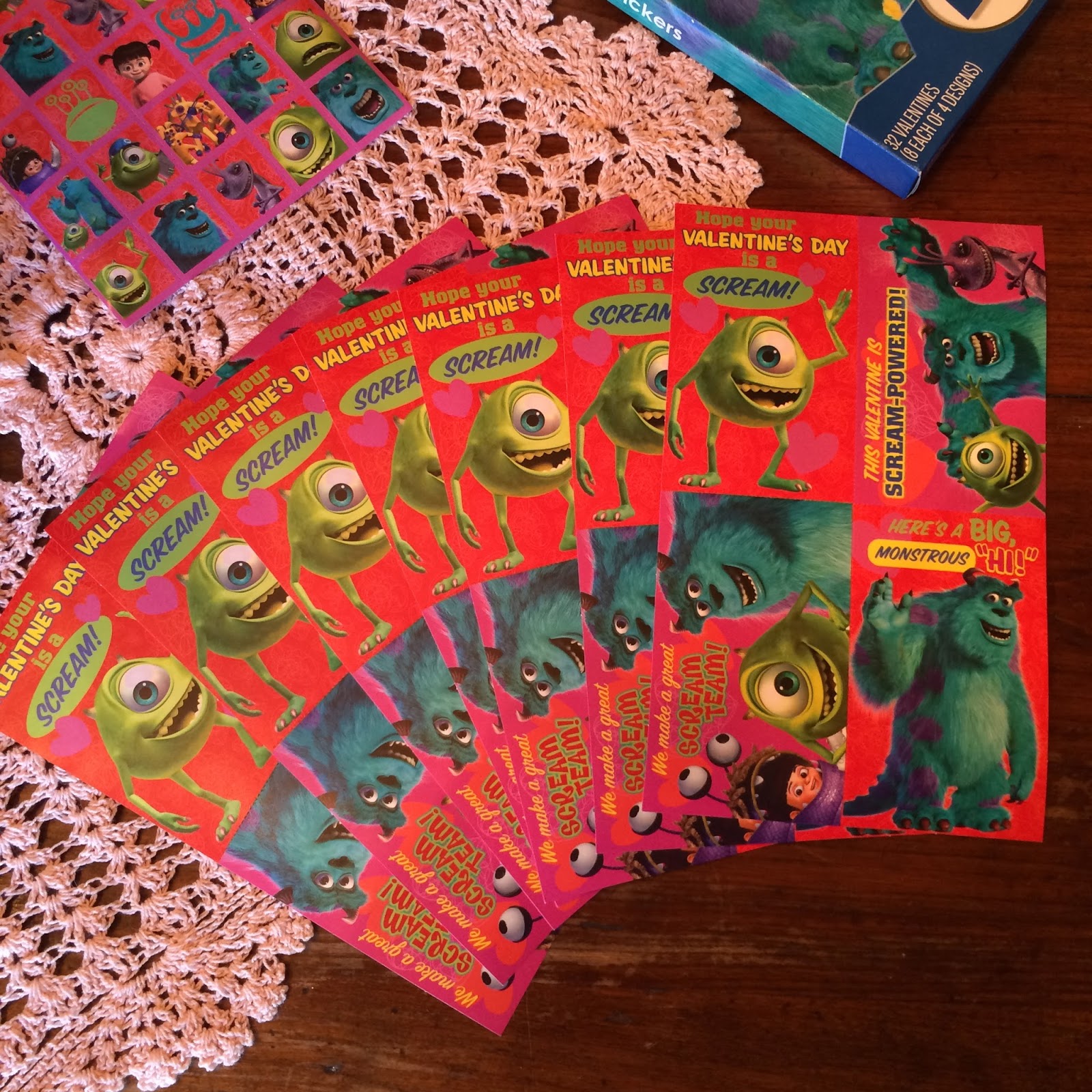 Dan the Pixar Fan Monsters Inc Hallmark Valentines