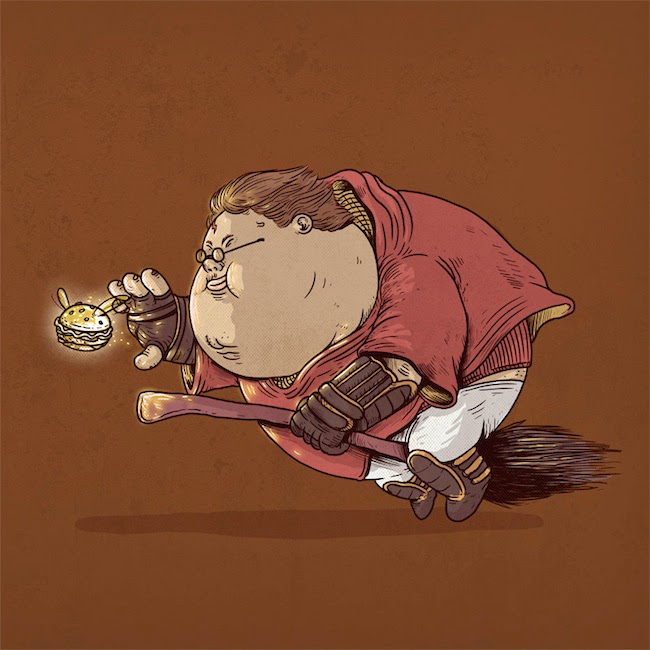 Fat Harry Potter Fat Super Hero Gemuk - Fat Harry Potter