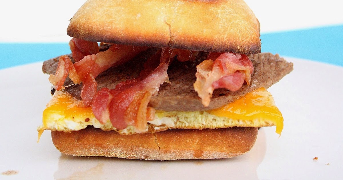 Melissa's Cuisine Steak and Egg Sandwich