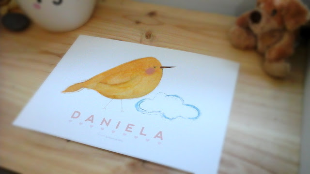 Láminas personalizadas para bebés: Daniela Láminas personalizadas para bebés: Daniela | La tienda de dibus