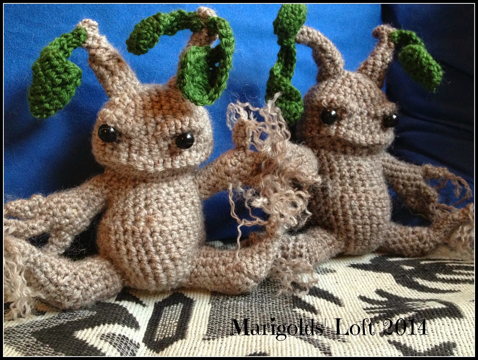 mandrakes crochet handmade