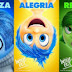 Divertida Mente (Inside Out, 2015). Comerciais: Medo, Tristeza, Alegria, Nojinho e Raiva.