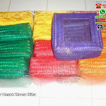 Souvenir Besek Warna Mika Bambu Jakarta