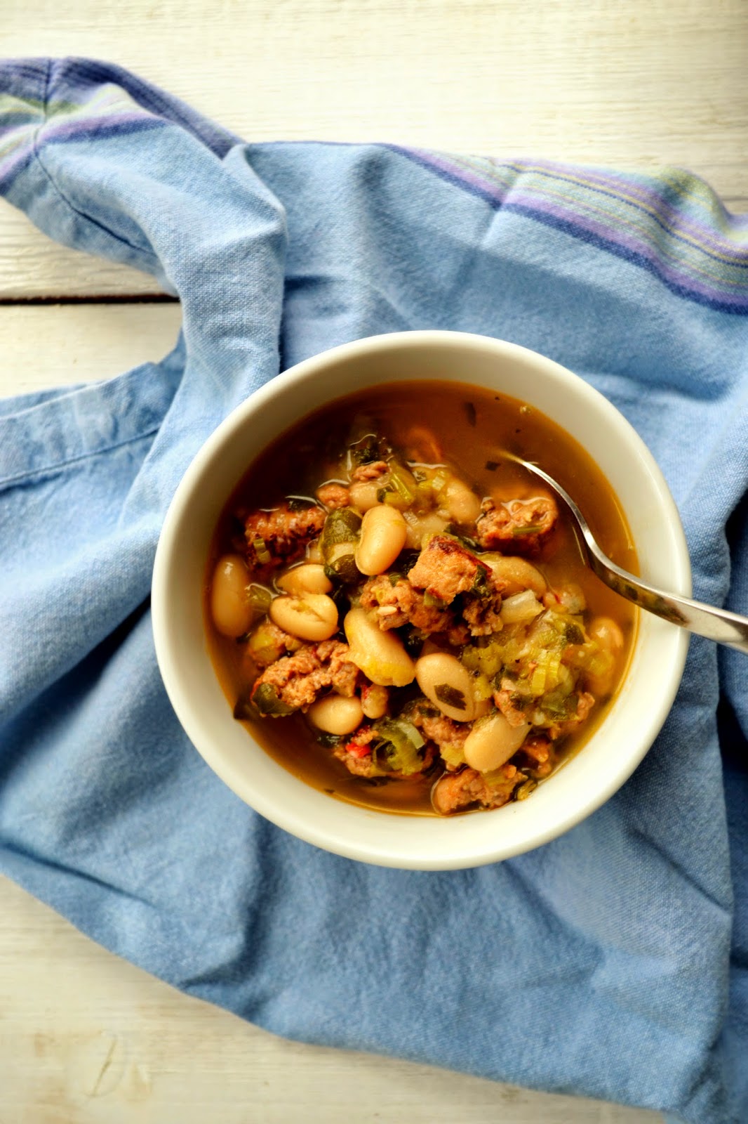 Sausage Cannellini Bean Soup & what truly matters