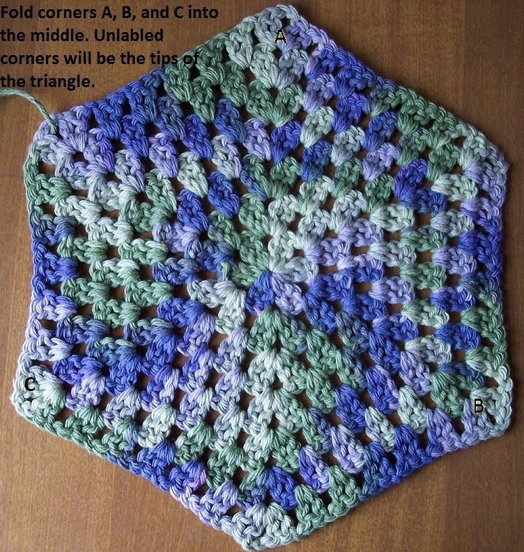 JR Crochet Designs: Quick Crochet Triangle Hot Pad Tutorial/ Pattern