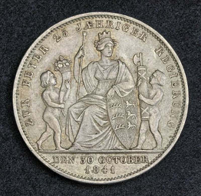 German Coins Württemberg Silver Gulden