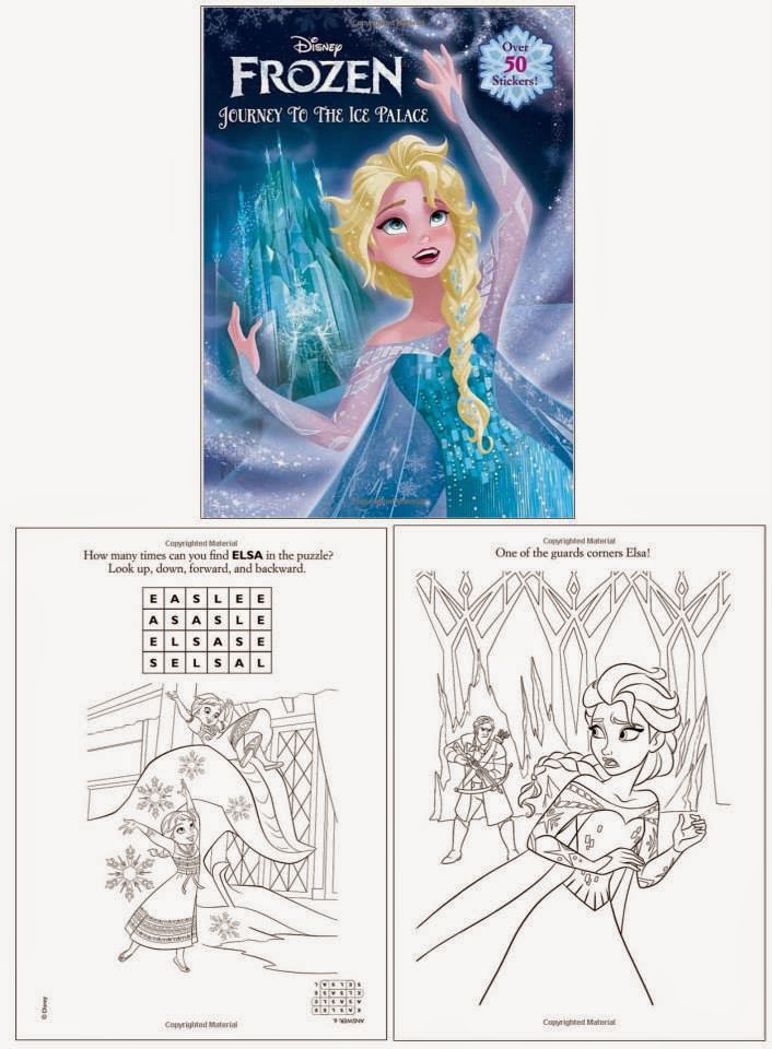 Journey To The Ice Palace Disney Frozen Jumbo Coloring Book