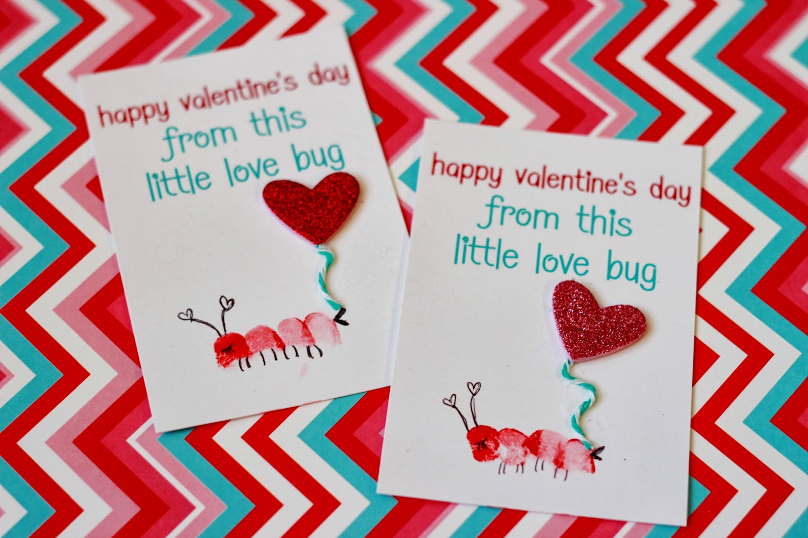 Thumbprint Valentines Love Bug