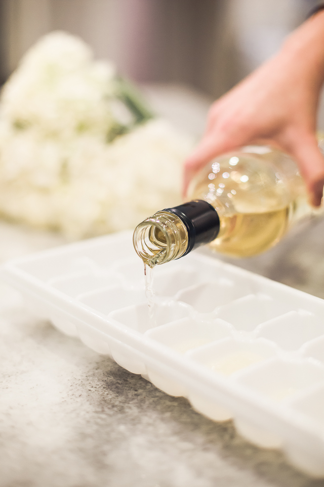 White Wine Ice Cubes Dallas Blogger
