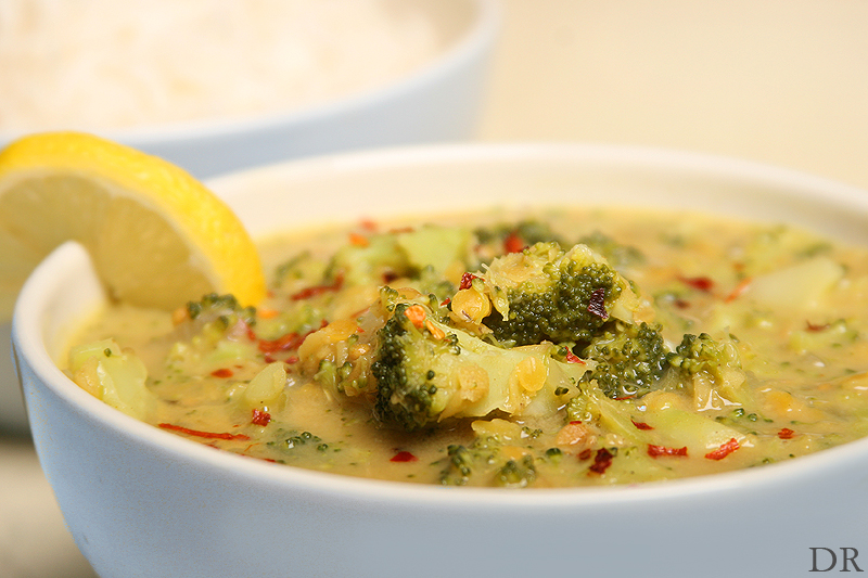 Romige Broccoli Dhal Plantaardigheidjes