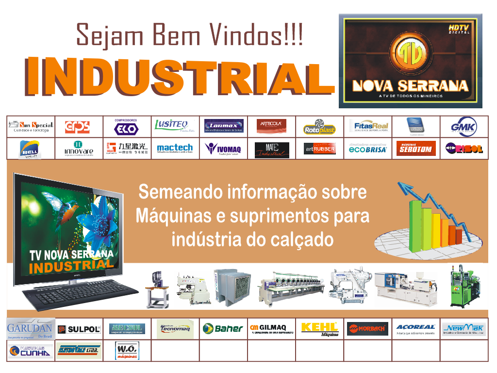 TV Máquinas p/ indústrias de Nova Serrana & Regiao