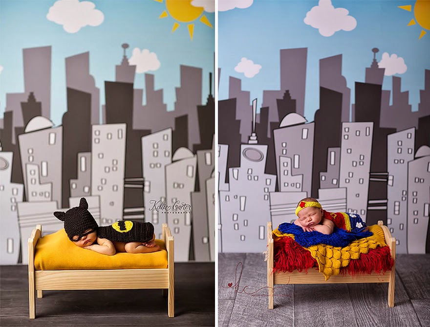 #15 Baby Batman And Baby Wonder Woman - 22 Geeky Newborns Who Are Following In Their Parents’ Nerdy Footsteps #15 Baby Batman And Baby Wonder Woman - 22 Geeky Newborns Who Are Following In Their Parents’ Nerdy Footsteps