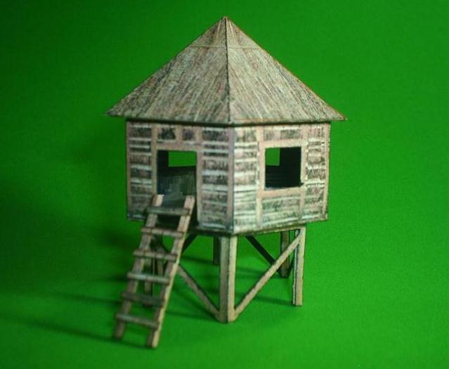 Simple Hut Papercraft Papercraft Paradise PaperCrafts Paper