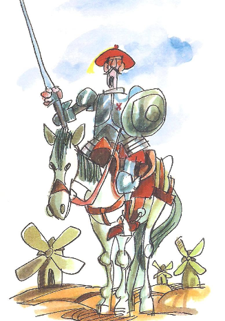 Miguel de Cervantes y el Quijote de la Mancha QUIJOTE+CARLISTA