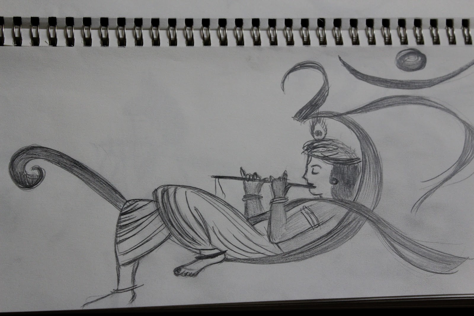 the path of my pencil: Playful sketches..on AUM