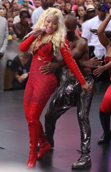 And Nicki Minaj showed them off to maximum effect as she performed on the T...