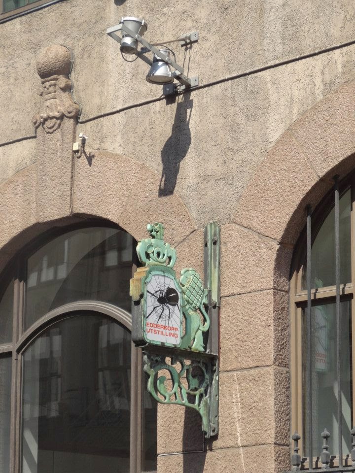 Spider shop sign in Oslo street Spider shop sign in Oslo street