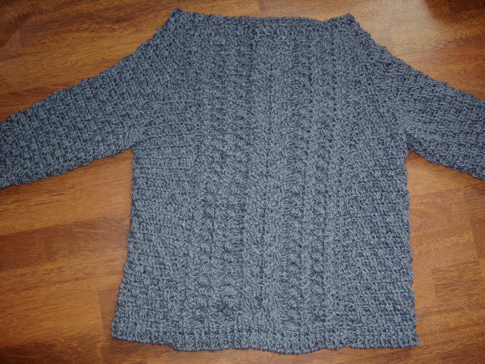 Lancashire Knitter: Crochet Cable Sweater