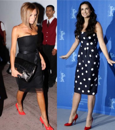 Tacones Rojos Outfits De Vestidos Con Tacones Zapatillas Rojas