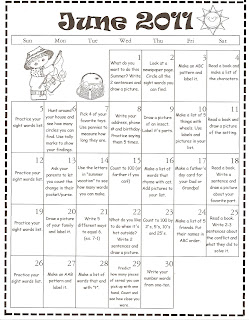 homework calendar