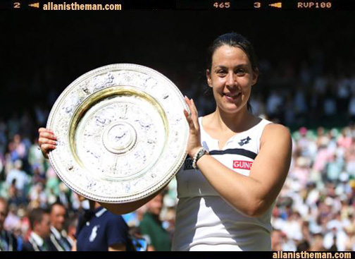 2013 Wimbledon champion Marion Bartoli