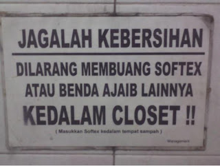 KUMPULAN TULISAN UNIK DAN LUCU DI WC UMUM ~ INFORMASI, BERITA DAN TIPS
