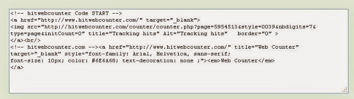 GET YOUR COUNTER CODE COUNTER CODE