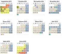 Calendario Escolar 2011/2012