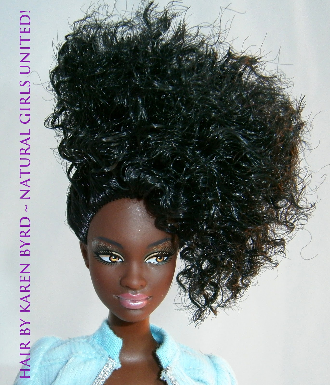 Naturally Beautiful Hair Curly & Straight Dreadlocks Doll!!