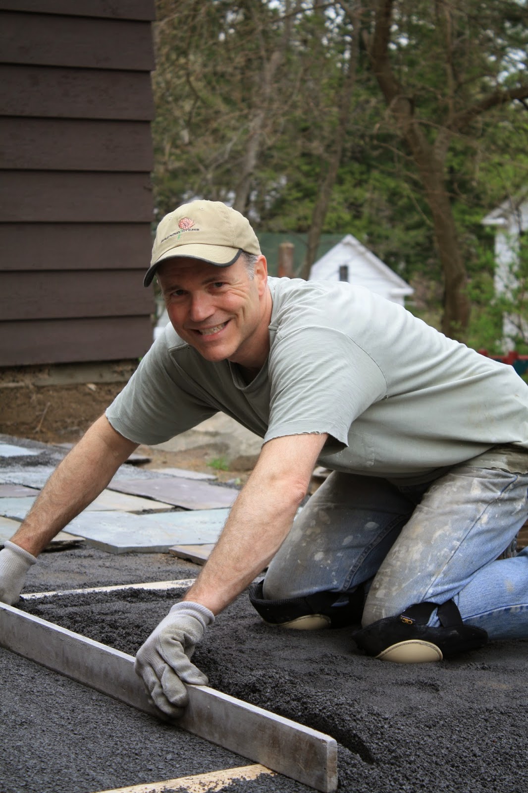 Making a slate patio | Building a Slate Patio Making a slate patio | Building a Slate Patio