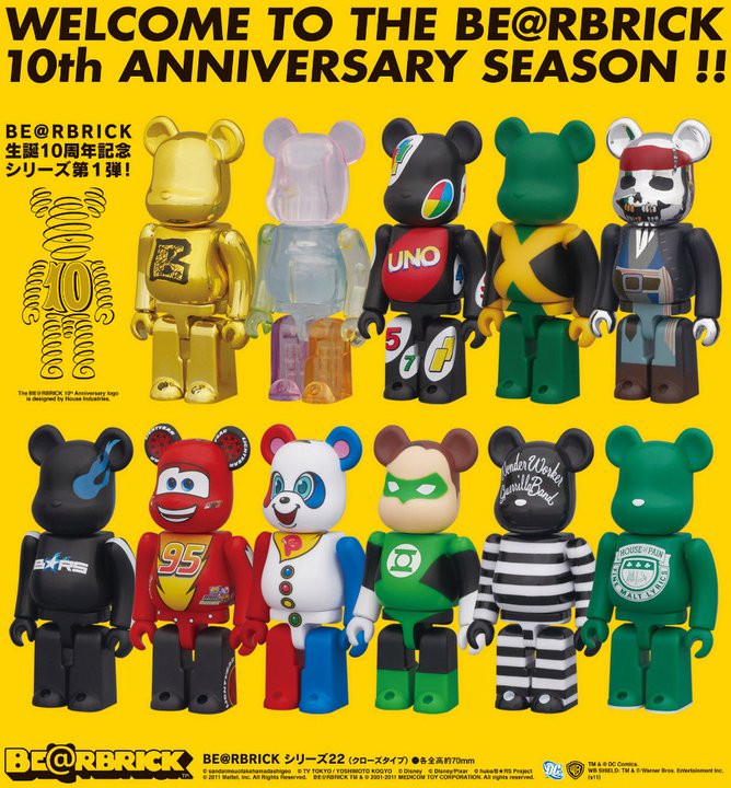 SNOTTYTOYS Bearbrick series 22