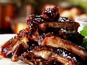 baked honey garlic ribs